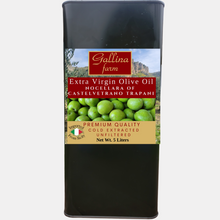 Load image into Gallery viewer, Extra Virgin Olive Oil  Nocellara of  Castelvetrano Trapani 500 ml/5 liter Gallina Farms