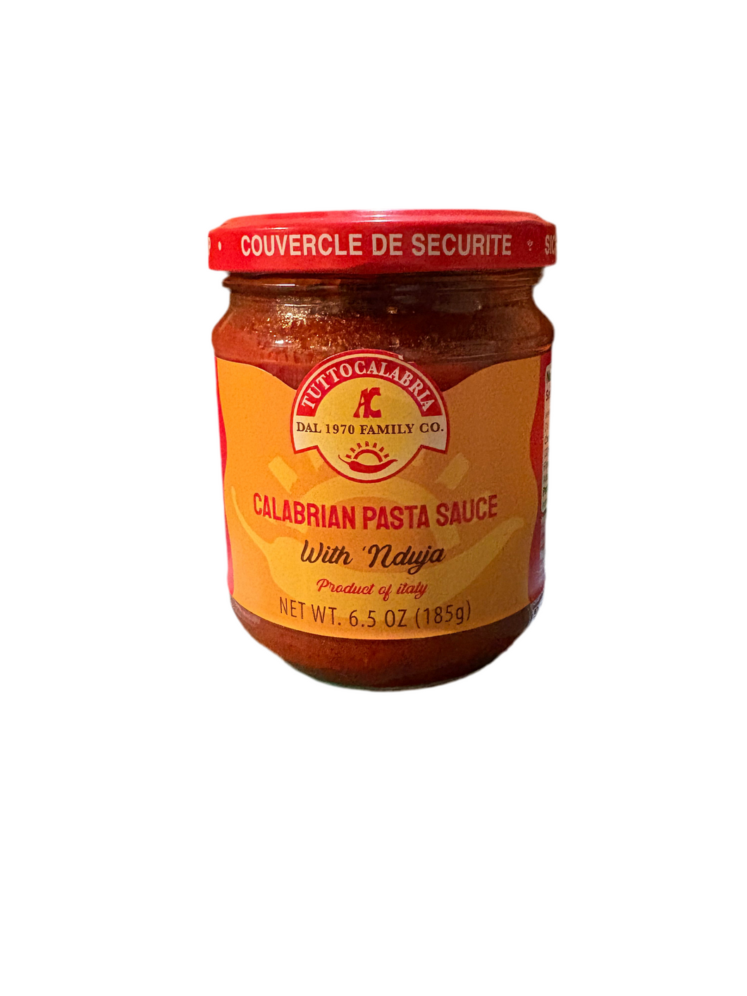 Calabrian pasta sauce with nduya (tutto calabria 6.5 oz