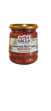 Sacla Yellow &red pepper in Tomato sauce 10.23oz