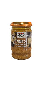 Sacla pesto w black summer truffle 6.7oz