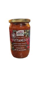 Sacla Whole Cherry Tomatoes Puttanesca Sauce, 24 oz