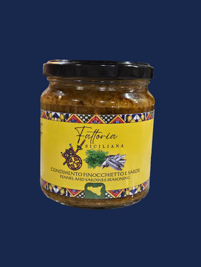CONDIMENTO FINOCCHIETTO E SARDE
FENNEL AND SARDINES SEASONING 270 gr