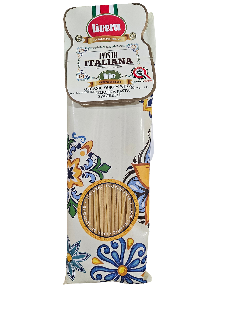 Livera spaghetti organic pasta 1.1lb