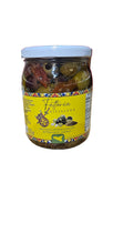 Load image into Gallery viewer, Fattoria Siciliana mixed pitted olives  medley 580 gr / drain weght 400gr