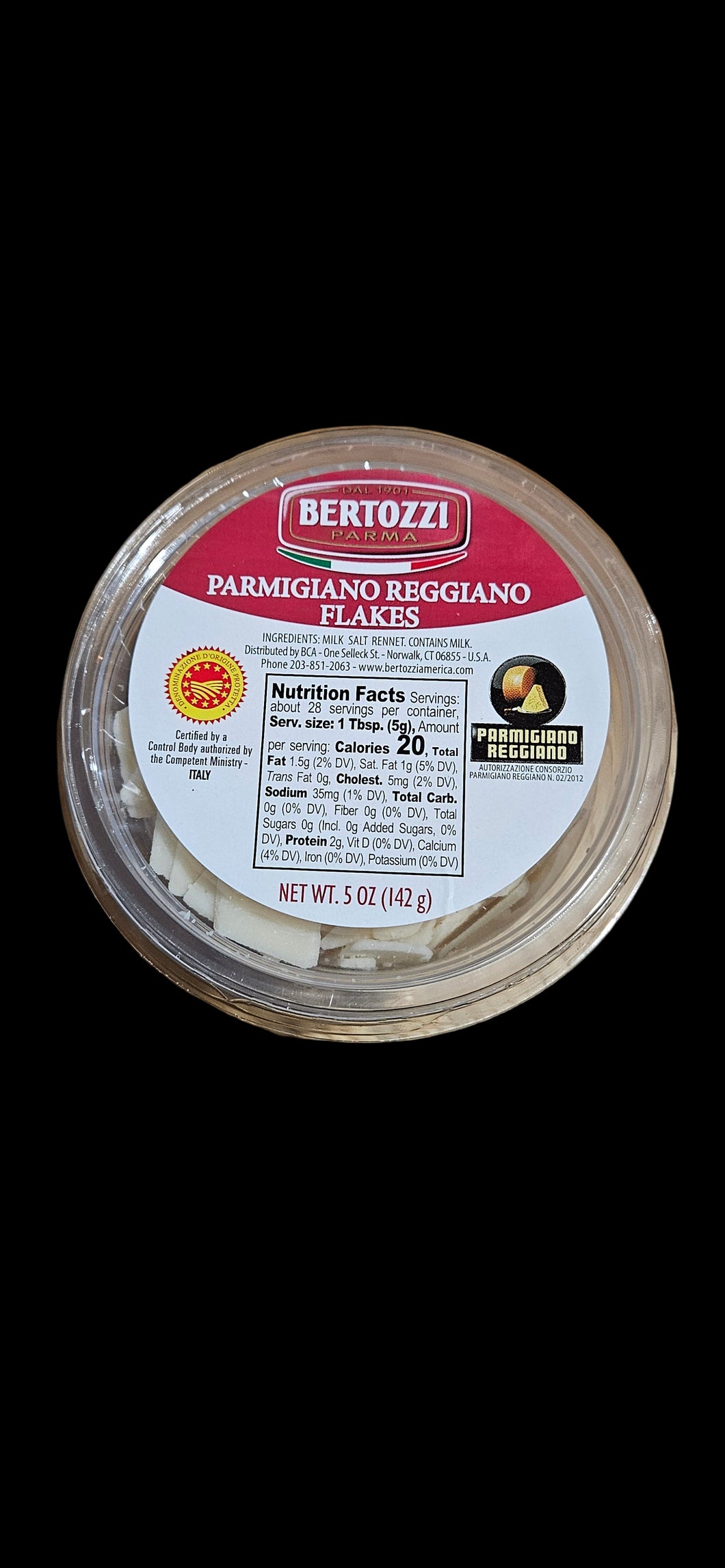 Parmigiano reggiano flakes bertozzi  50oz (142gr)