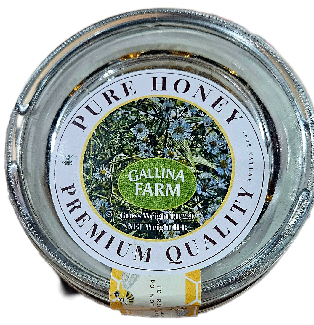 Gallina farms local honey 1 lb