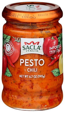 Sacla Chili Pesto 6.7 oz