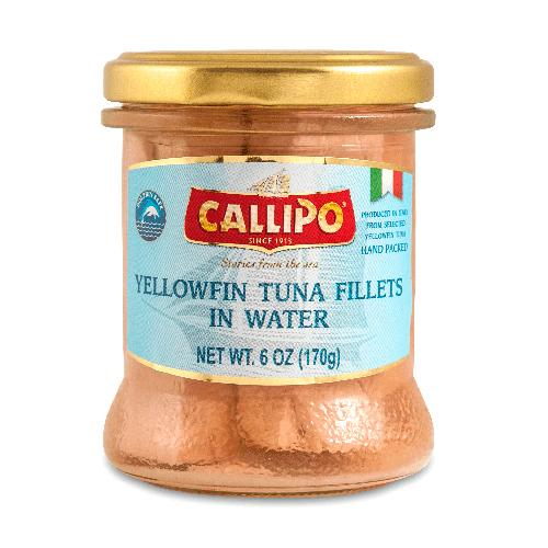 Callipo Oro Tuna Light in Water, 6 oz Jar